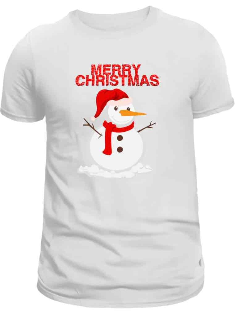 Snow White Merry Christmas Vivid Men's T-Shirt