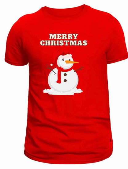 Snow White Merry Christmas Vivid Men's T-Shirt