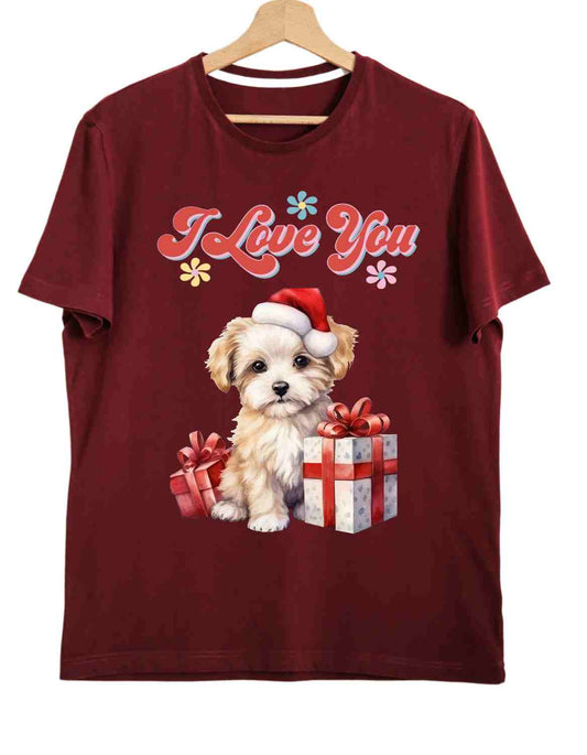 Christma Cozy Vibes Breathable Quality I Love You Women's T-Shirt