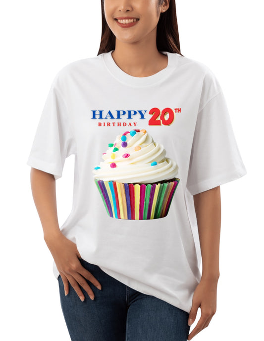 Personalized Happy Birthday Custom Women's Tees