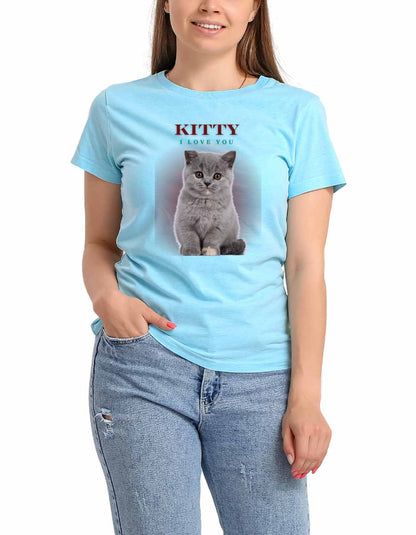 Personalized Cat Custom Pet Women's T-Shirt