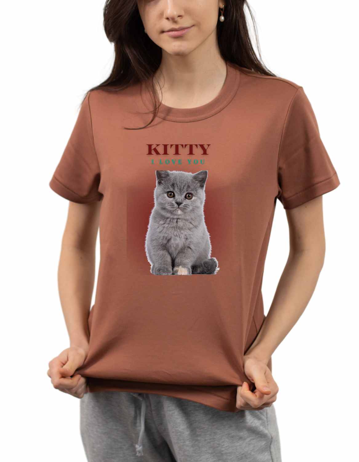 Personalized Cat Custom Pet Women's T-Shirt