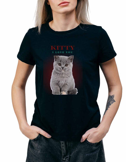 Personalized Cat Custom Pet Women's T-Shirt