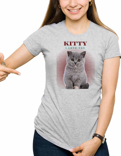 Personalized Cat Custom Pet Women's T-Shirt