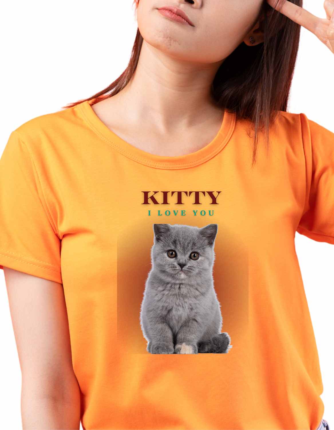 Personalized Cat Custom Pet Women's T-Shirt