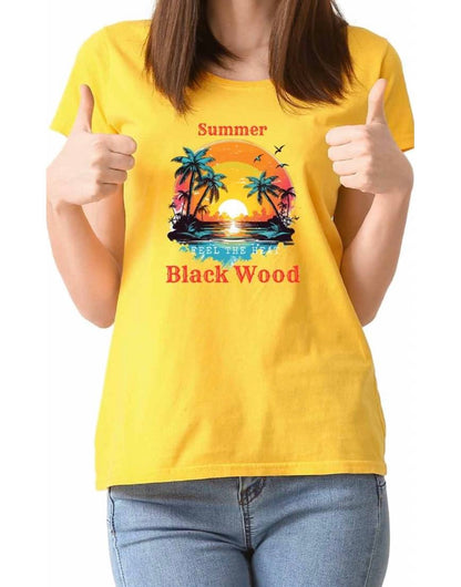 Tropical Vivid Nature Breathable High Quality Women's T-Shirt Top