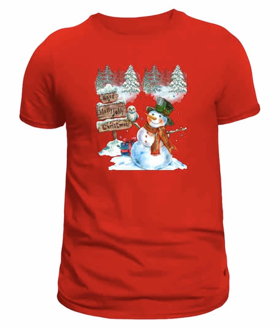 Merry Christmas Snow Sip Trendy Men's T-Shirts