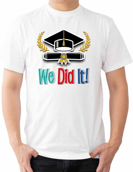 High Quality Fashion We Did It Custom Men's Tees