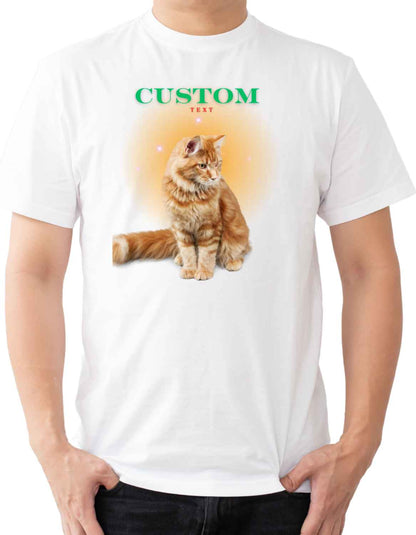 Personalized Cat Custom Pet Men's T-Shirt