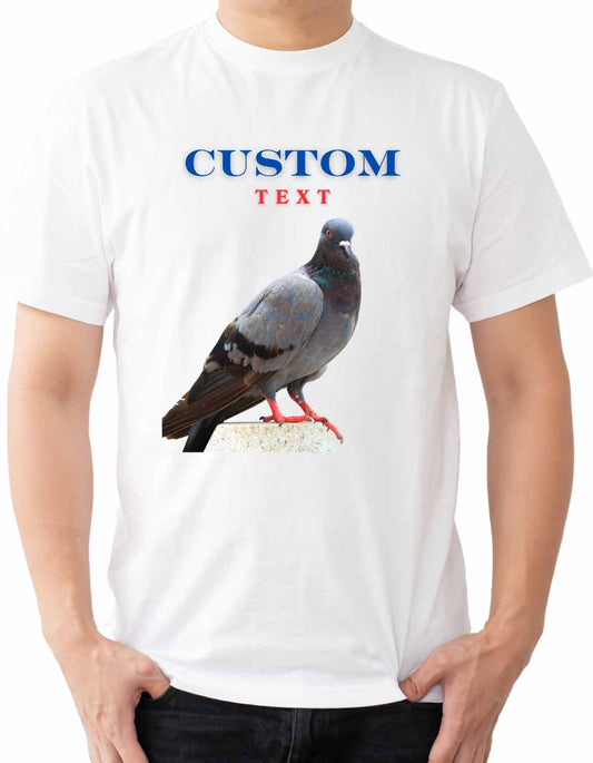 Personalized Pigeon Custom Pet Men's T-Shirt