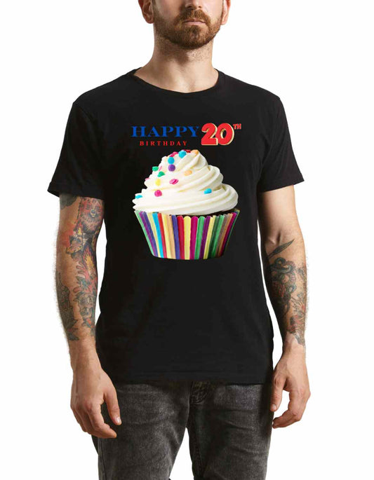 Personalized Happy Birthday Custom Men's Tees