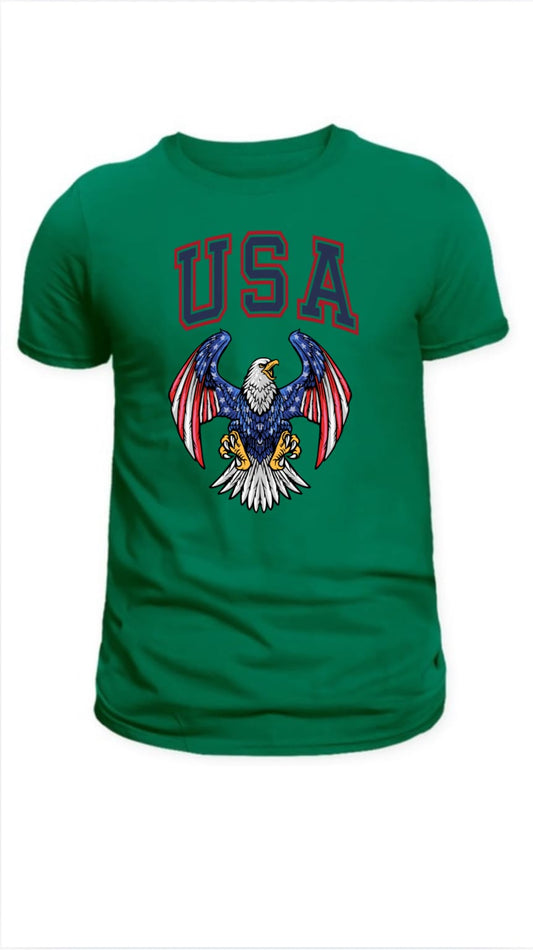 Patriotic eagle USA T-shirt