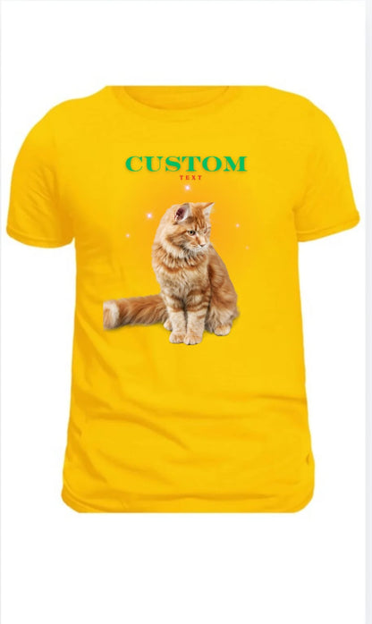 Personalized Cat Custom Pet Men's T-Shirt