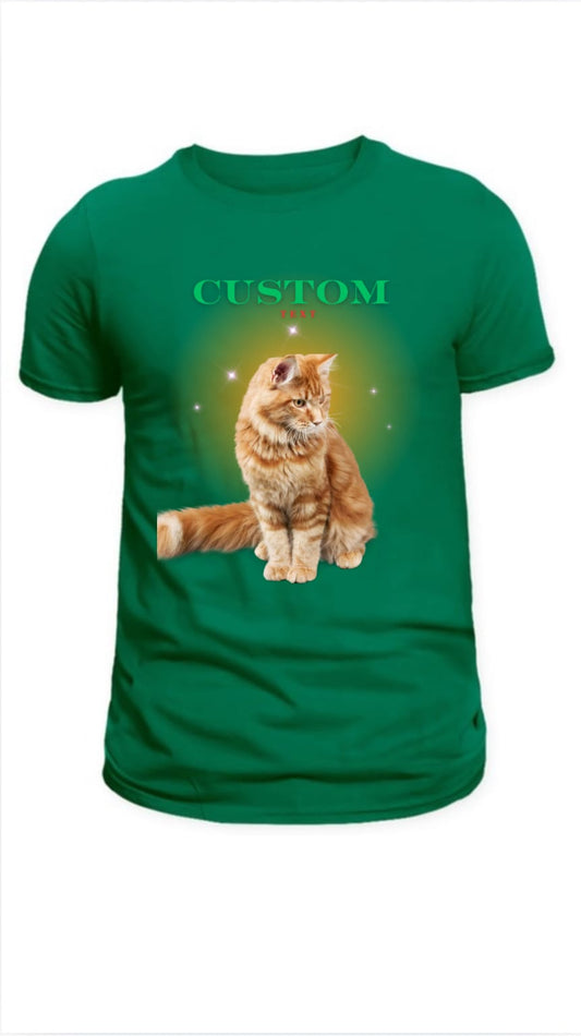 Personalized Cat Custom Pet Men's T-Shirt